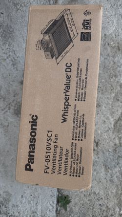 Panasonic FV-0510VSC1 WhisperValue DC Ventilation Fan