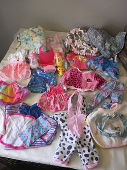 Baby dolls clothes and accessories