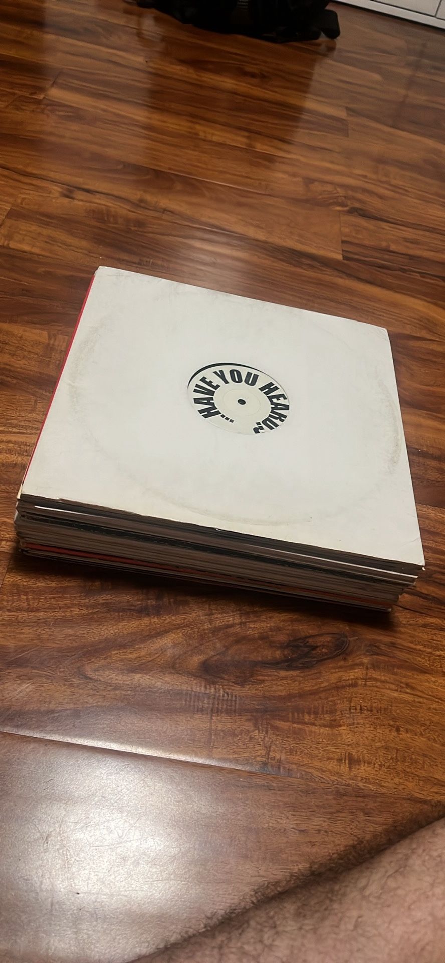 Vintage House DJ Record Collection