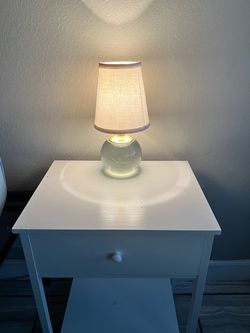 Small Table Lamp with Globe Base