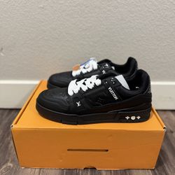 Louis Vuitton Size 10 Black Trainers 