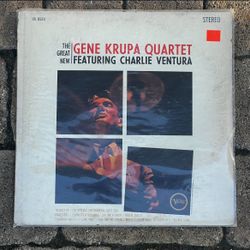 Gene Krupa Quartet Featuring Charlie Ventura LP Record Vinyl 