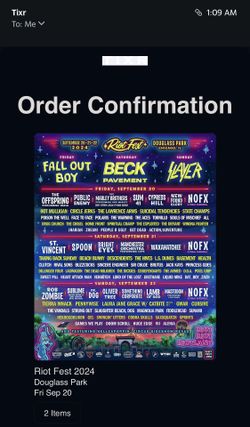 3 Day Passes To Riot Fest 