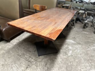 6ft Wood Dining Table 