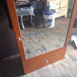 Mirrored Cabinet With Drawer 