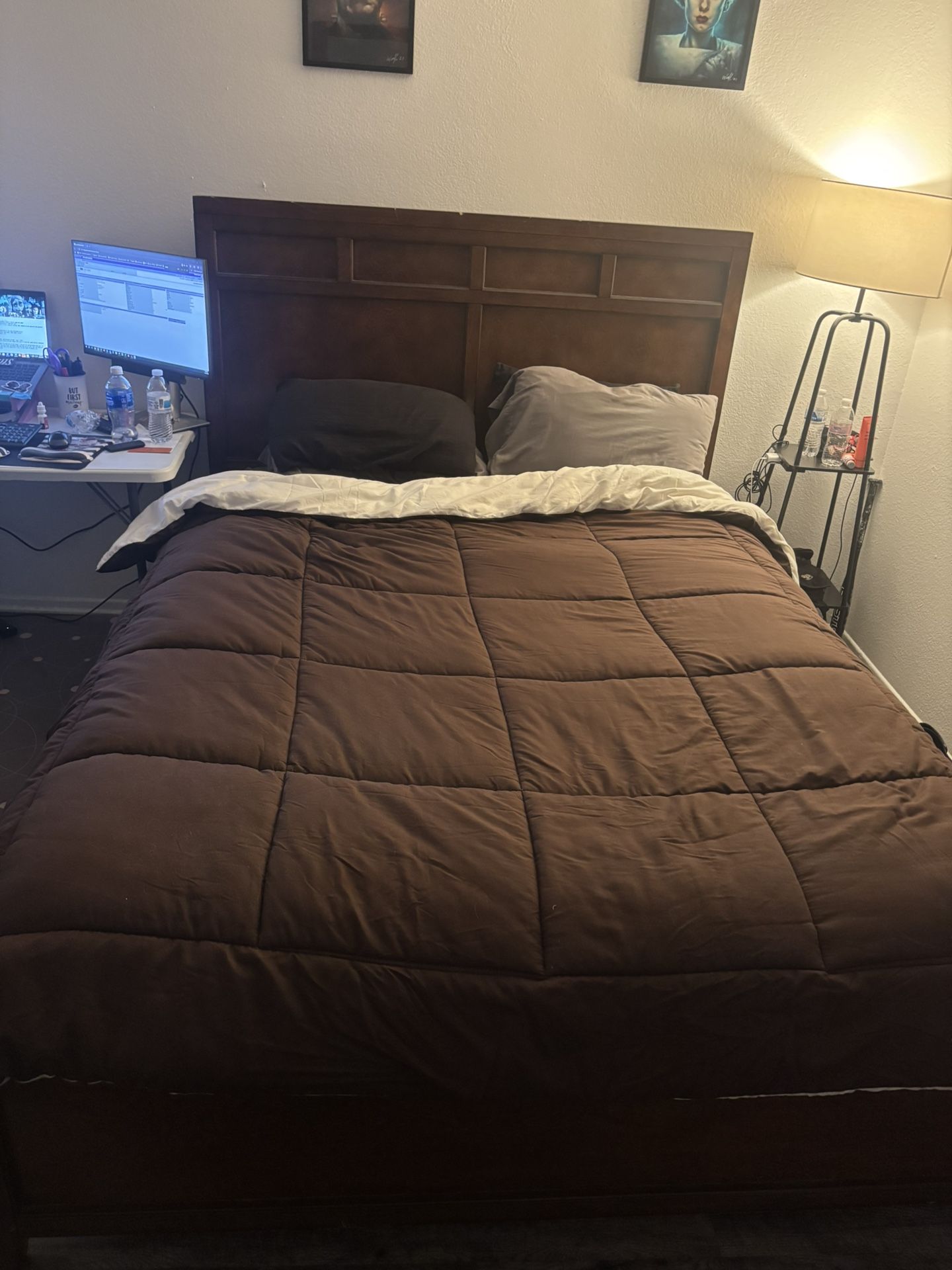 Queen Size wooden bed frame