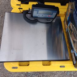 400lb Large Stainless Steel Platform Digital Portable Shipping Scale Bench Floor