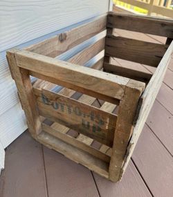 Old wood crate