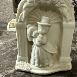 Vintage Porcelain Wedding Cake Topper