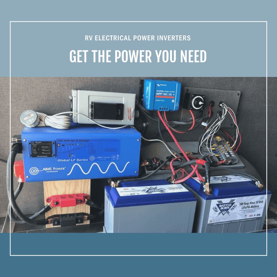 Upgrade your RV power supply with our 50 and 30 Amp power inverters - Installation included