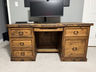 Rustic Wood Desk