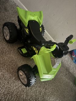 Green ATV Battery charged