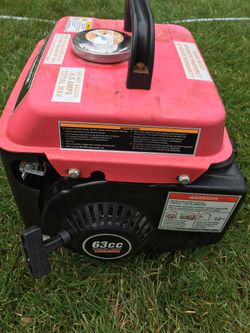 STORM CAT 700 WATT RUNNING 63CC GENERATOR