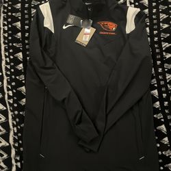 Nike Oregon State Beavers 2021 Team Coach Quarter Zip Jacket 