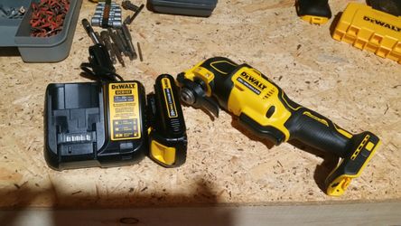 DeWalt multi-tool battery and charger
