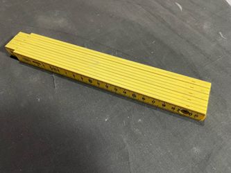 Metric only  fold out ruler plastic