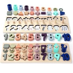 Wooden Number Puzzle (never Used)