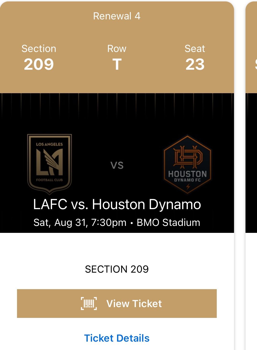 LAFC Vs Houston Dynamo Tickets