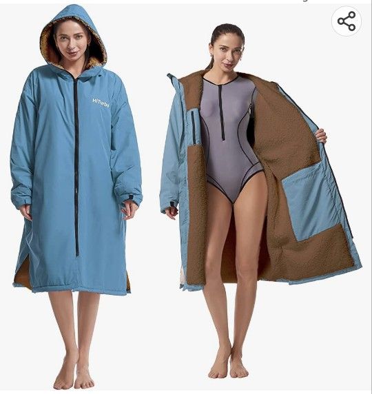 HiTurbo Waterproof Windproof Poncho/ Robe/ Parka - NWT