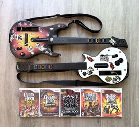 Guitar Hero Games & Guitars for Nintendo Wii