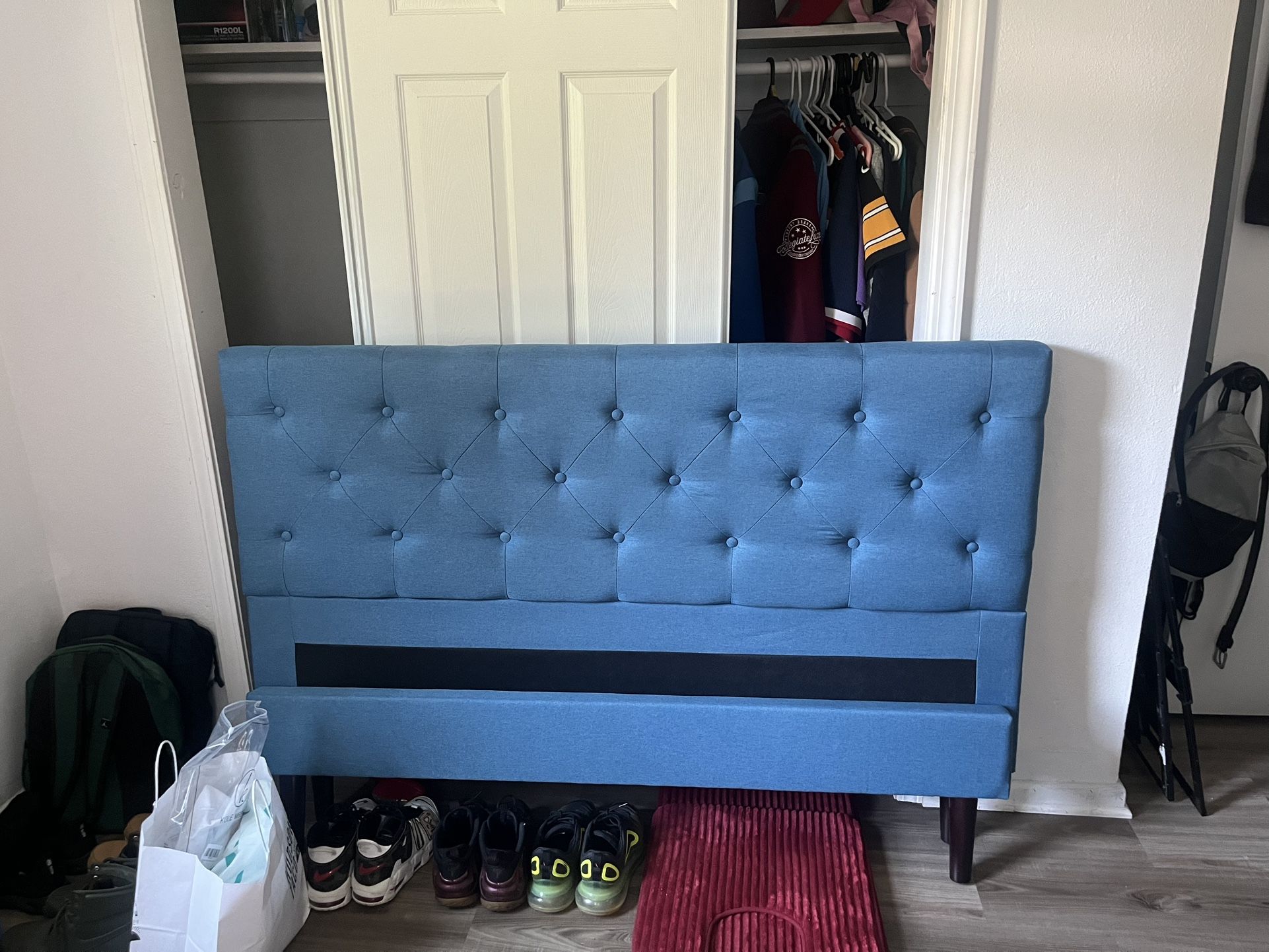 Queen Bed And Mattress ( Platform)