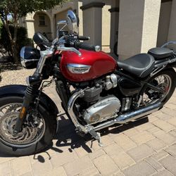 Triumph Bonneville Speedmaster 1200cc 2018 - Low mileage