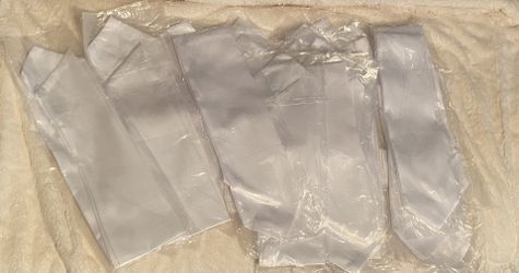 Blank Sublimation Stoles/ Graduation Stole for Sublimation Stole 60 inches Custom White Sublimation Blanks Unisex Plain Satin Sash Honor Stole Scarf