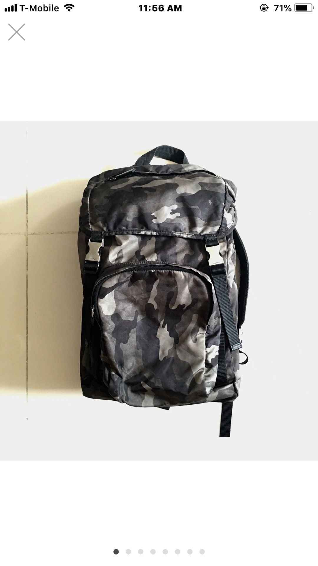 Prada Camouflage backpack