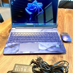 HP pavilion 15 Laptop 128GB  SSD,4GB Ram,Win 11, Microsoft Office installed  