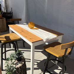 IKEA Table And 3 Stools 