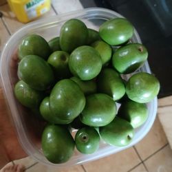 Ciruelas verdes