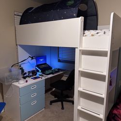 Free Bunk Bed and Desk
