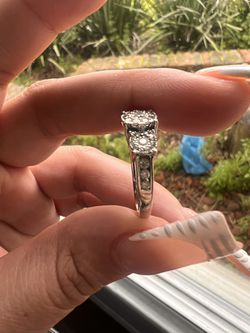 Diamond Three Stone Engagement Ring (3/4 ct. t.w.) in 14k Gold Thumbnail