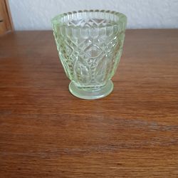 Depression glass egg cup