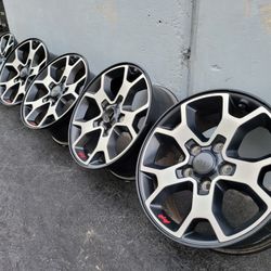 17" Jeep Wrangler Rubicon OEM rims