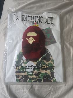 A bathing ape men shirt size L