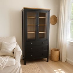 IKEA Hemnes Glass Door Cabinet