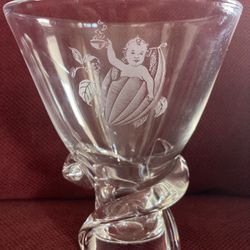 Hershey Cocoa Bean Baby 100th Anniversary Stuben Glass Collectible