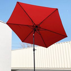 (New in box) $35 Outdoor 10ft Patio Umbrella with Tilt and Crank, Garden Market (Base not included) 