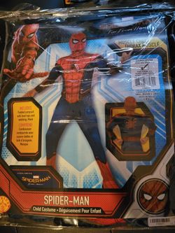 BOYS MUSCLE CHEST SPIDERMAN COSTUME
