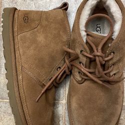 UGG NEUMEL Chestnut SUEDE SHEEPSKIN CASUAL ANKLE MEN'S BOOTS SIZE US 8.5
