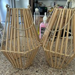 Bamboo Outdoor Indoors Candle Holder