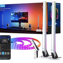 Govee DreamView Indoor LED Gaming Lights with Light Bar and Camera, Corded Electric, Color Changing