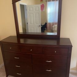 Queen Bed and Dresser 