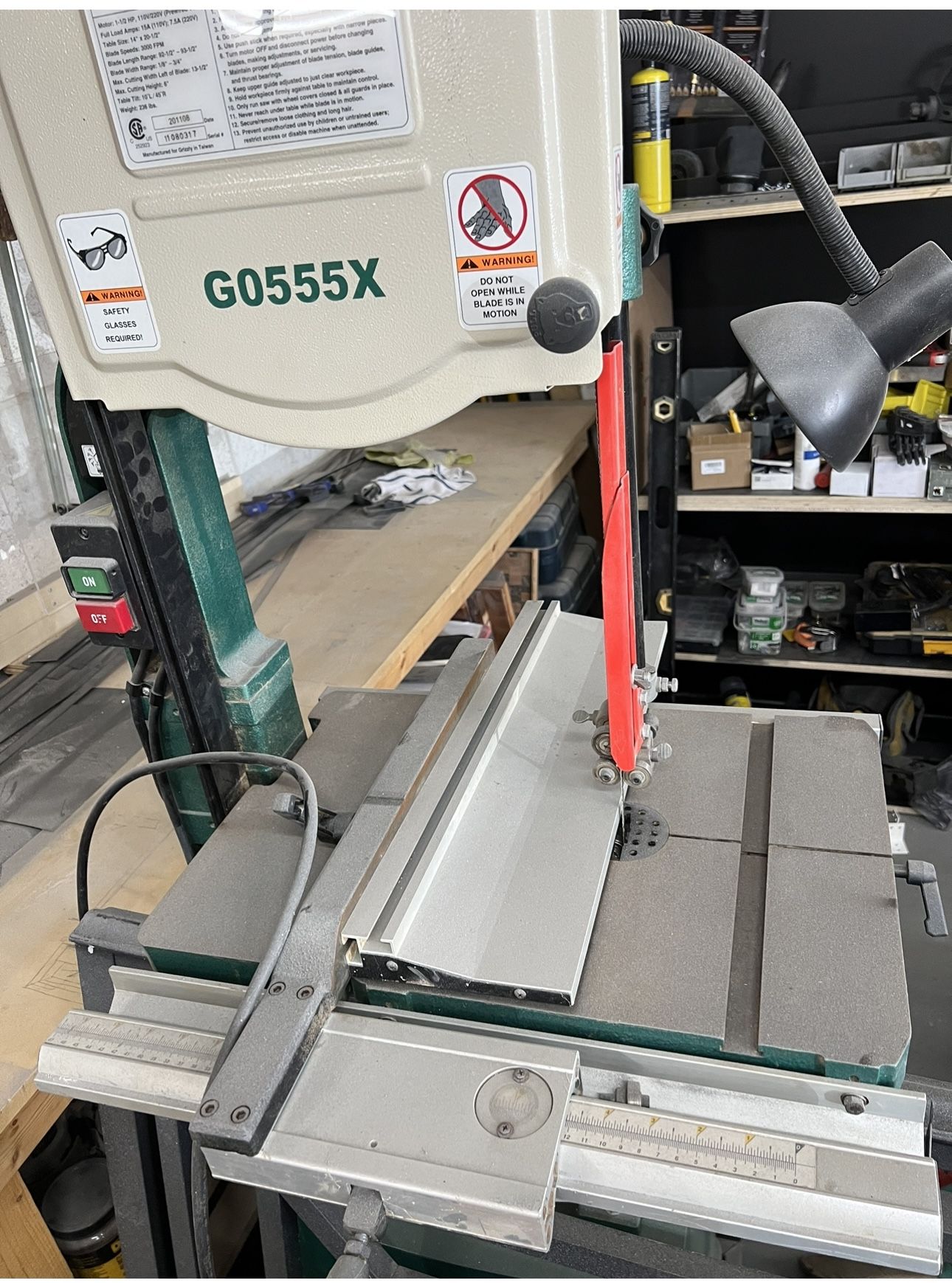 Grizzly GO555x extreme 14” bandsaw