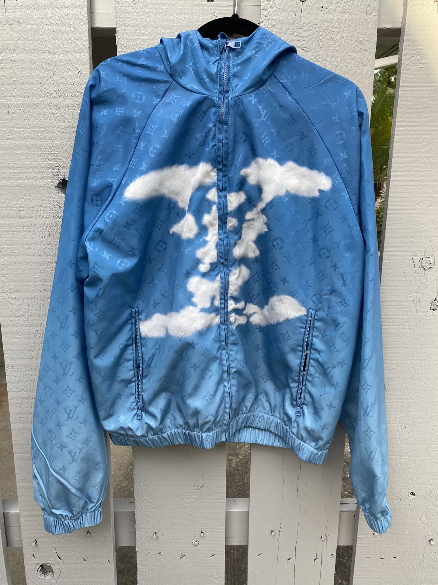 monogram clouds windbreaker jacket