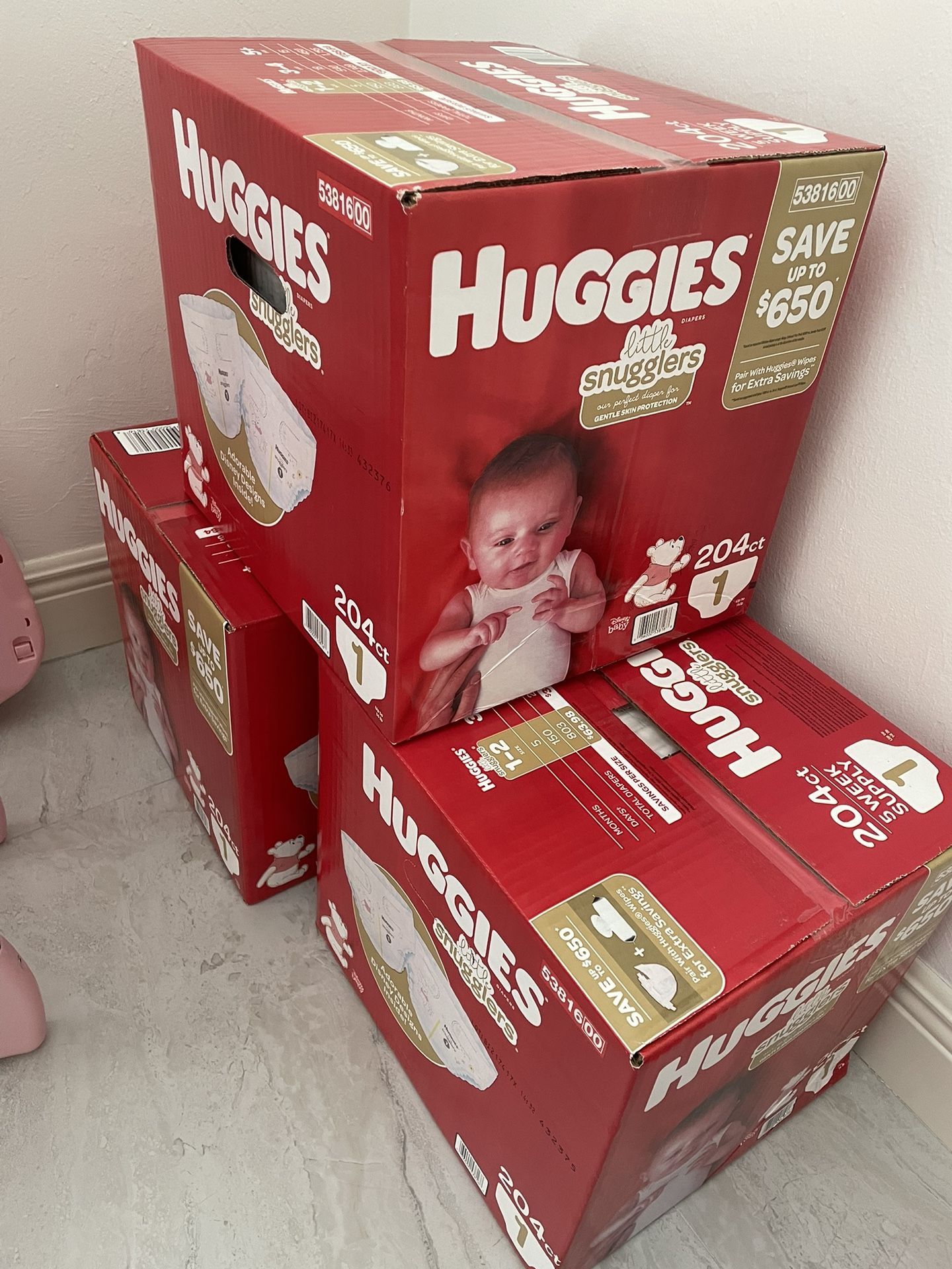 Huggies Diapers Size # 1 