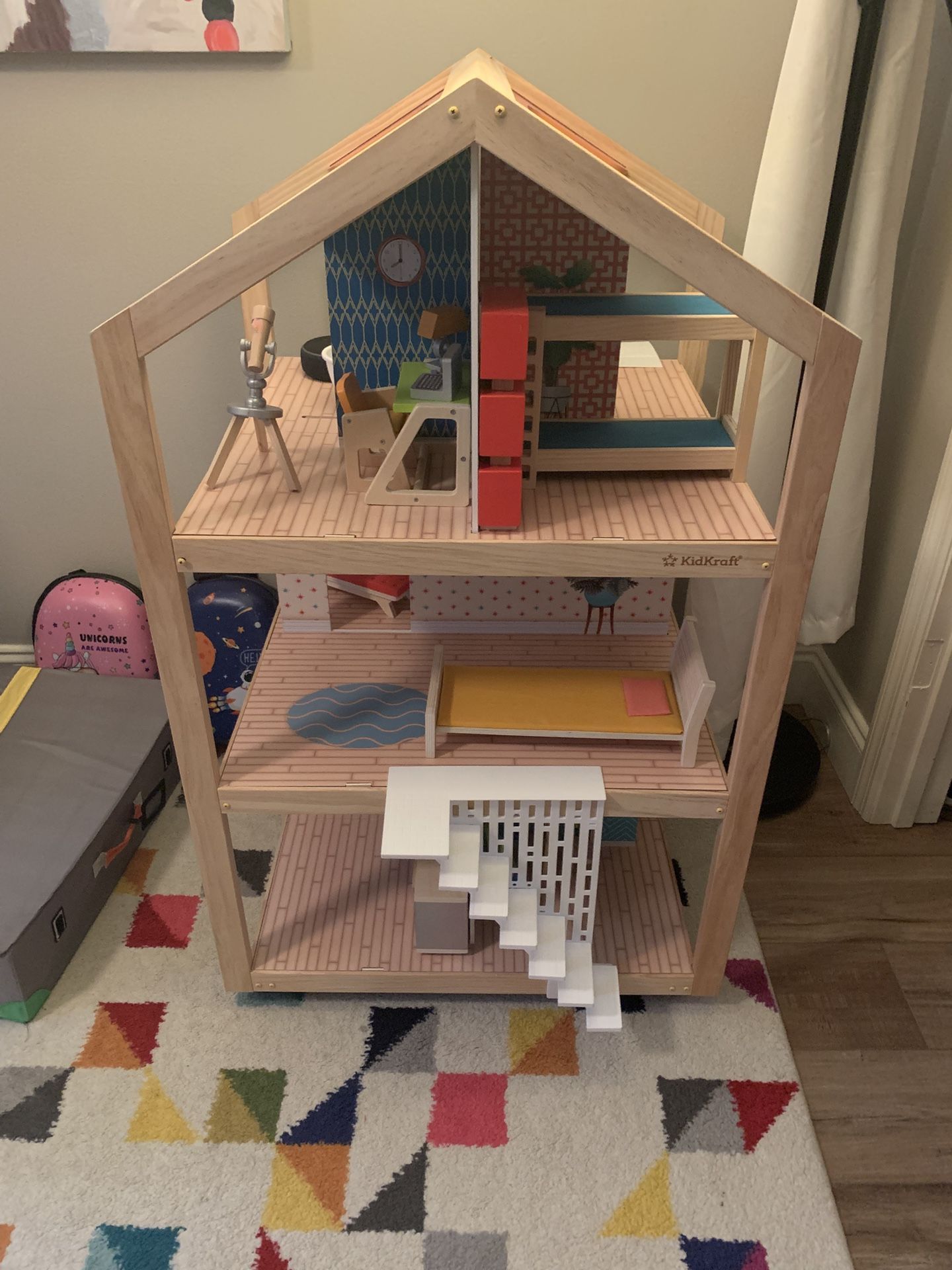 Doll House With Barbies