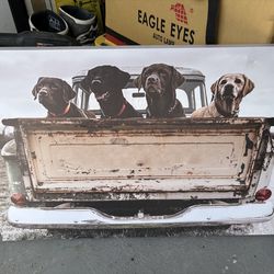 Canvas Labrador Picture