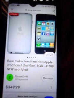 ipod    8GB APPLE A1288